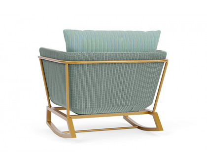 Lloyd Flanders™ Solstice Lounge Rocker - Sea Glass, Metallic Gold