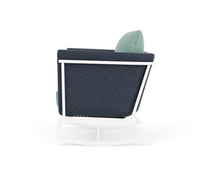 Lloyd Flanders™ Solstice Lounge Rocker - Denim Blue, White