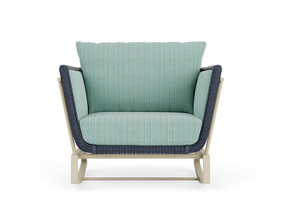 Lloyd Flanders™ Solstice Lounge Rocker - Denim Blue, Linen