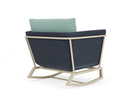 Lloyd Flanders™ Solstice Lounge Rocker - Denim Blue, Linen