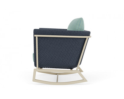 Lloyd Flanders™ Solstice Lounge Rocker - Denim Blue, Linen