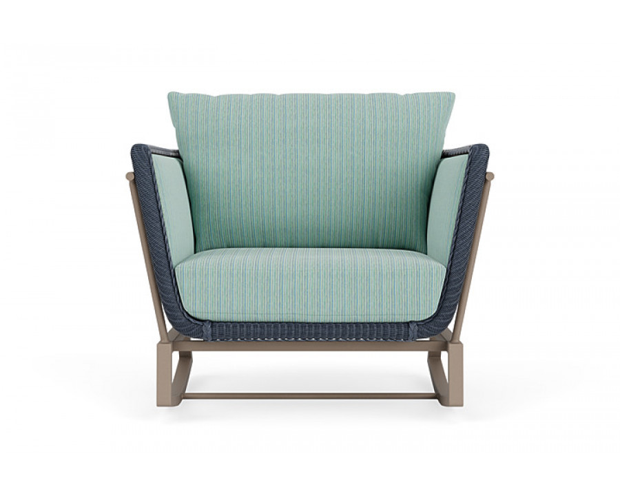 Lloyd Flanders™ Solstice Lounge Rocker - Denim Blue, French Beige