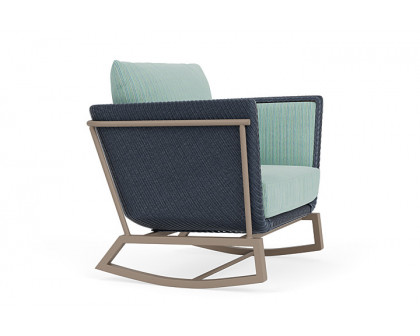 Lloyd Flanders™ Solstice Lounge Rocker - Denim Blue, French Beige