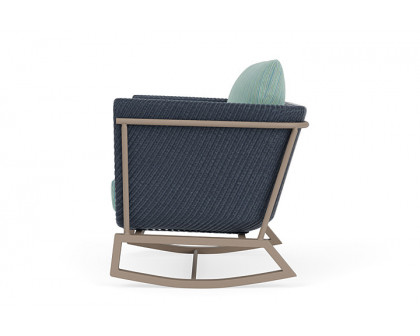 Lloyd Flanders™ Solstice Lounge Rocker - Denim Blue, French Beige