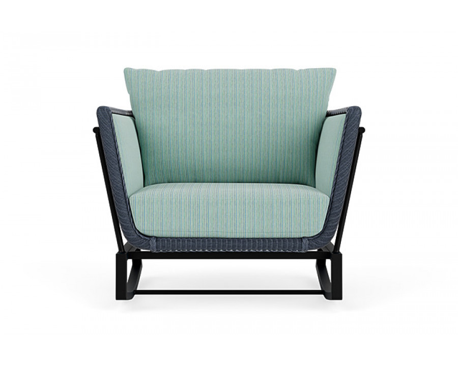 Lloyd Flanders™ Solstice Lounge Rocker - Denim Blue, Ebony