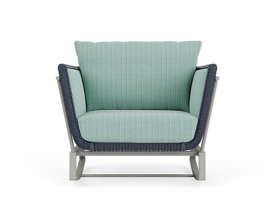 Lloyd Flanders™ Solstice Lounge Rocker - Denim Blue, Platinum