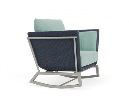 Lloyd Flanders™ Solstice Lounge Rocker - Denim Blue, Platinum