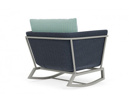 Lloyd Flanders™ Solstice Lounge Rocker - Denim Blue, Platinum