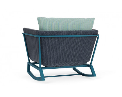 Lloyd Flanders™ Solstice Lounge Rocker - Denim Blue, Peacock