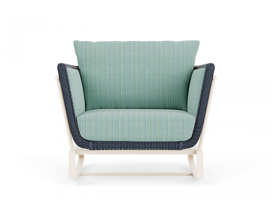 Lloyd Flanders™ Solstice Lounge Rocker - Denim Blue, Ivory