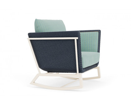 Lloyd Flanders™ Solstice Lounge Rocker - Denim Blue, Ivory