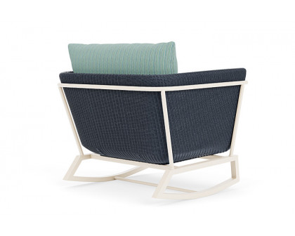 Lloyd Flanders™ Solstice Lounge Rocker - Denim Blue, Ivory