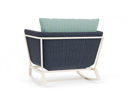 Lloyd Flanders™ Solstice Lounge Rocker - Denim Blue, Ivory