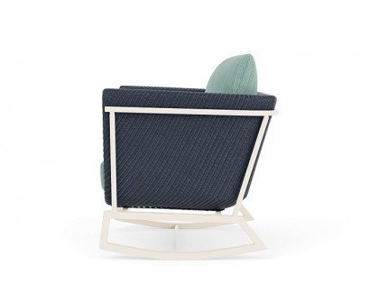 Lloyd Flanders™ Solstice Lounge Rocker - Denim Blue, Ivory