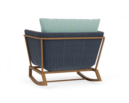 Lloyd Flanders™ Solstice Lounge Rocker - Denim Blue, Hickory