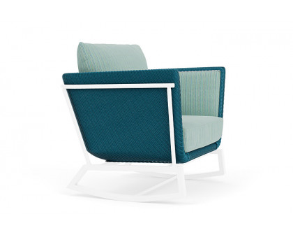 Lloyd Flanders™ Solstice Lounge Rocker - Peacock, White