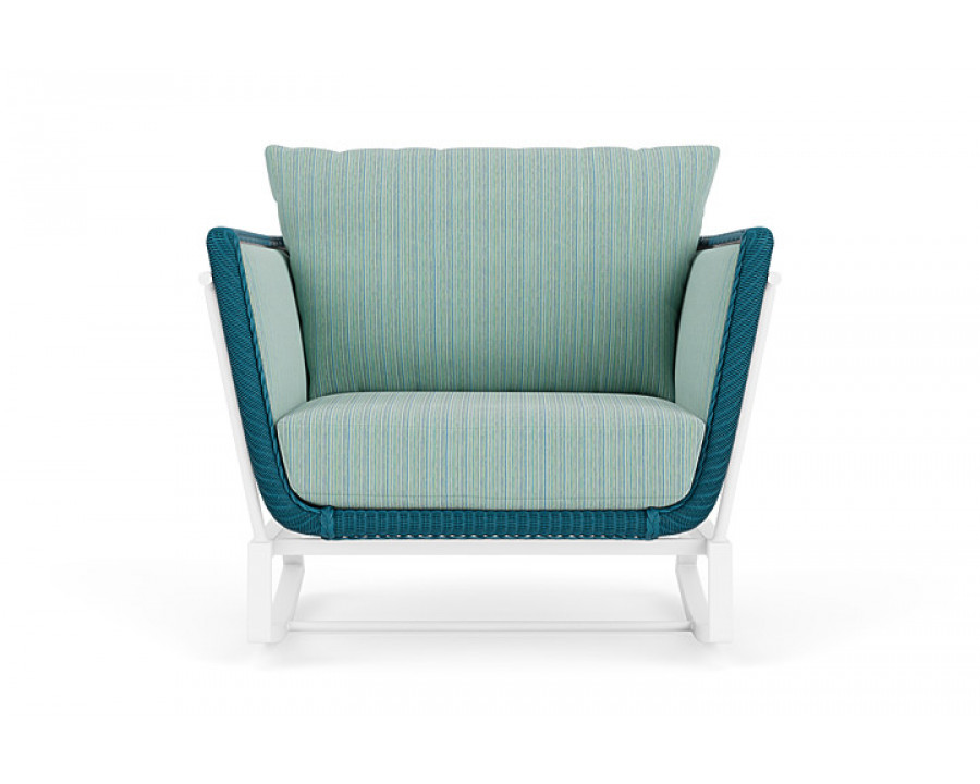 Lloyd Flanders™ Solstice Lounge Rocker - Peacock, Matte White