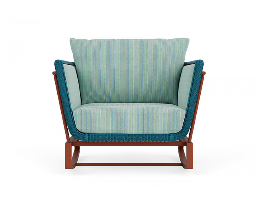 Lloyd Flanders™ Solstice Lounge Rocker - Peacock, Terracotta