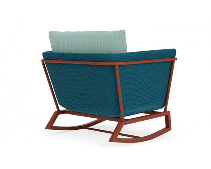 Lloyd Flanders™ Solstice Lounge Rocker - Peacock, Terracotta