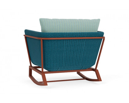 Lloyd Flanders™ Solstice Lounge Rocker - Peacock, Terracotta