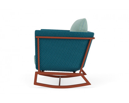 Lloyd Flanders™ Solstice Lounge Rocker - Peacock, Terracotta