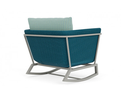 Lloyd Flanders™ Solstice Lounge Rocker - Peacock, Platinum