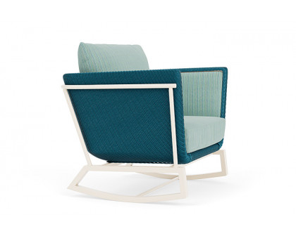 Lloyd Flanders™ Solstice Lounge Rocker - Peacock, Ivory