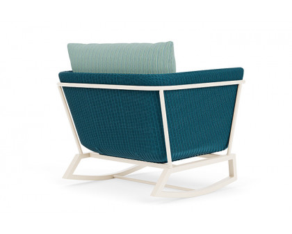 Lloyd Flanders™ Solstice Lounge Rocker - Peacock, Ivory