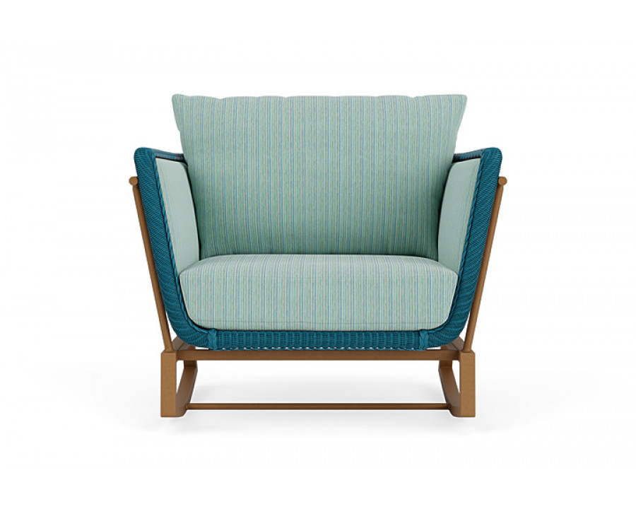 Lloyd Flanders™ Solstice Lounge Rocker - Peacock, Hickory