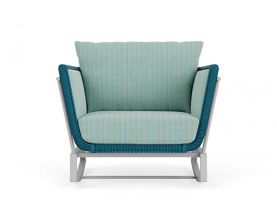 Lloyd Flanders™ Solstice Lounge Rocker - Peacock, Metallic Silver