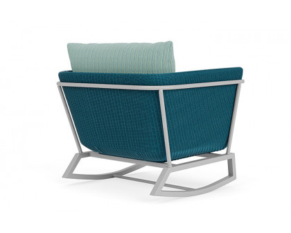 Lloyd Flanders™ Solstice Lounge Rocker - Peacock, Metallic Silver