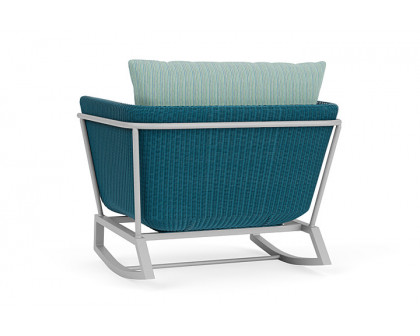 Lloyd Flanders™ Solstice Lounge Rocker - Peacock, Metallic Silver