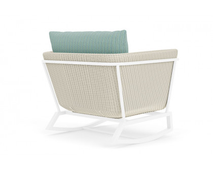 Lloyd Flanders™ Solstice Lounge Rocker - Ivory, White