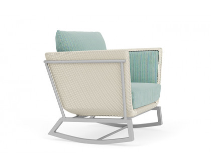 Lloyd Flanders™ Solstice Lounge Rocker - Ivory, Metallic Silver