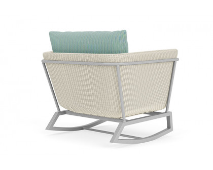 Lloyd Flanders™ Solstice Lounge Rocker - Ivory, Metallic Silver