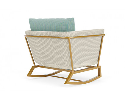 Lloyd Flanders™ Solstice Lounge Rocker - Ivory, Metallic Gold