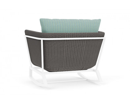 Lloyd Flanders™ Solstice Lounge Rocker - Pewter, White