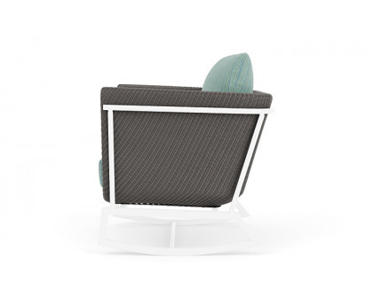 Lloyd Flanders™ Solstice Lounge Rocker - Pewter, White