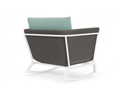 Lloyd Flanders™ Solstice Lounge Rocker - Pewter, Matte White