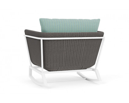 Lloyd Flanders™ Solstice Lounge Rocker - Pewter, Matte White