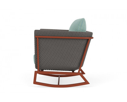 Lloyd Flanders™ Solstice Lounge Rocker - Pewter, Terracotta