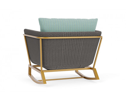 Lloyd Flanders™ Solstice Lounge Rocker - Pewter, Metallic Gold