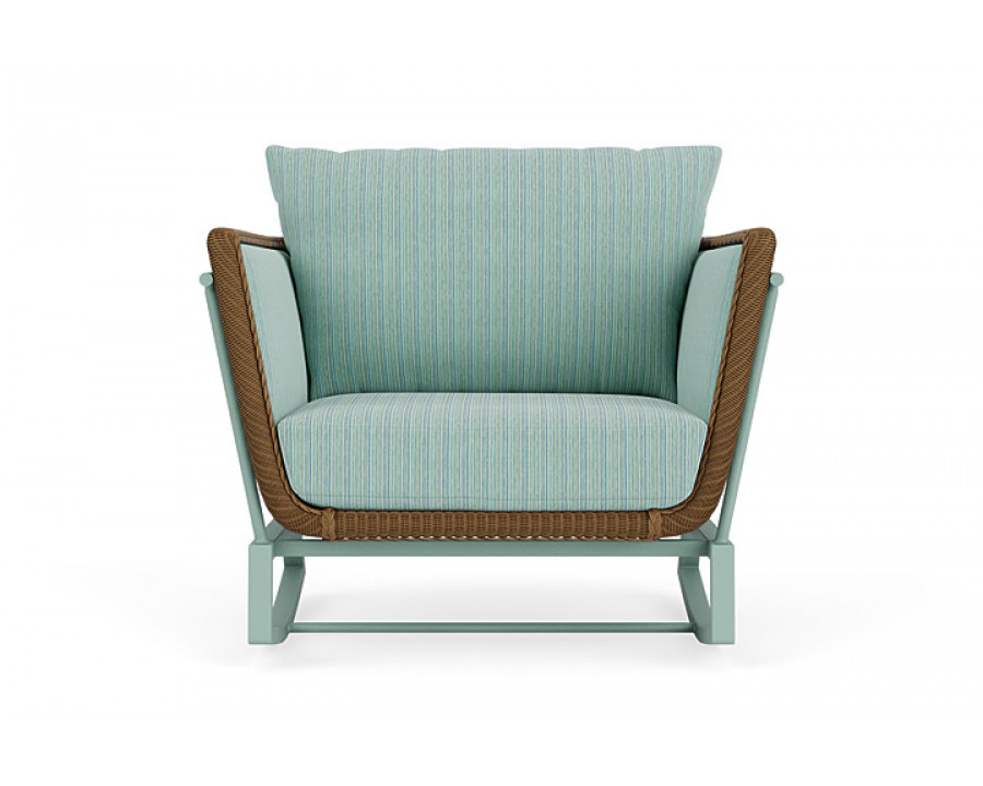 Lloyd Flanders™ Solstice Lounge Rocker - Hickory, Sea Glass