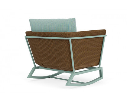 Lloyd Flanders™ Solstice Lounge Rocker - Hickory, Sea Glass