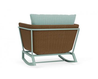 Lloyd Flanders™ Solstice Lounge Rocker - Hickory, Sea Glass