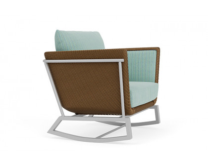 Lloyd Flanders™ Solstice Lounge Rocker - Hickory, Metallic Silver