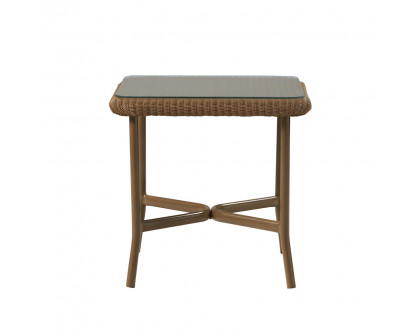 Lloyd Flanders™ Solstice 22" Square End Table - Linen, Linen