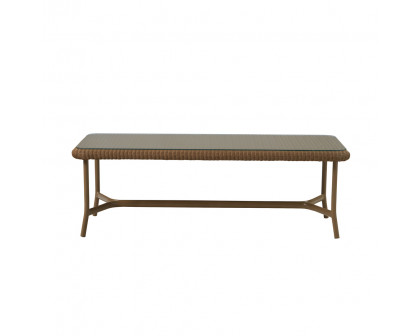 Lloyd Flanders™ Solstice 53" Rectangular Cocktail Table - White, Linen