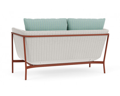 Lloyd Flanders™ Solstice Loveseat  - White, Terracotta