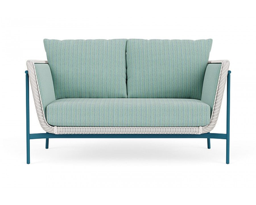 Lloyd Flanders™ Solstice Loveseat  - White, Peacock